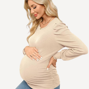 Blusa Embarazo Puff Sleeve