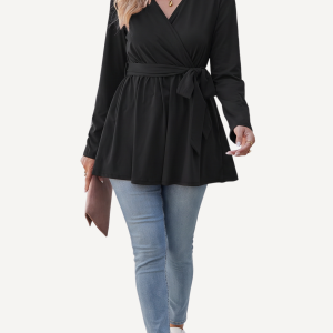 Blusa Embarazo Wrap, talla S