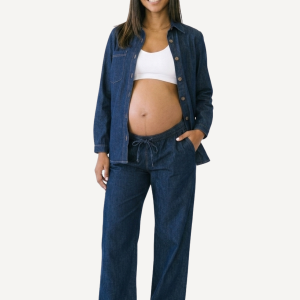 Pantalon Embarazo Liviano Denim Low Rise